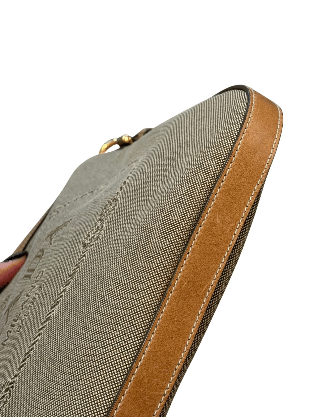 BORSA PRADA TRACOLLA TESSUTO BEIGE