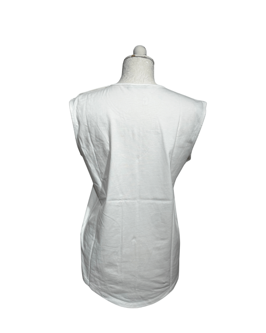 TSHIRT BALMAIN SENZA MANICHE BIANCA Tg 42
