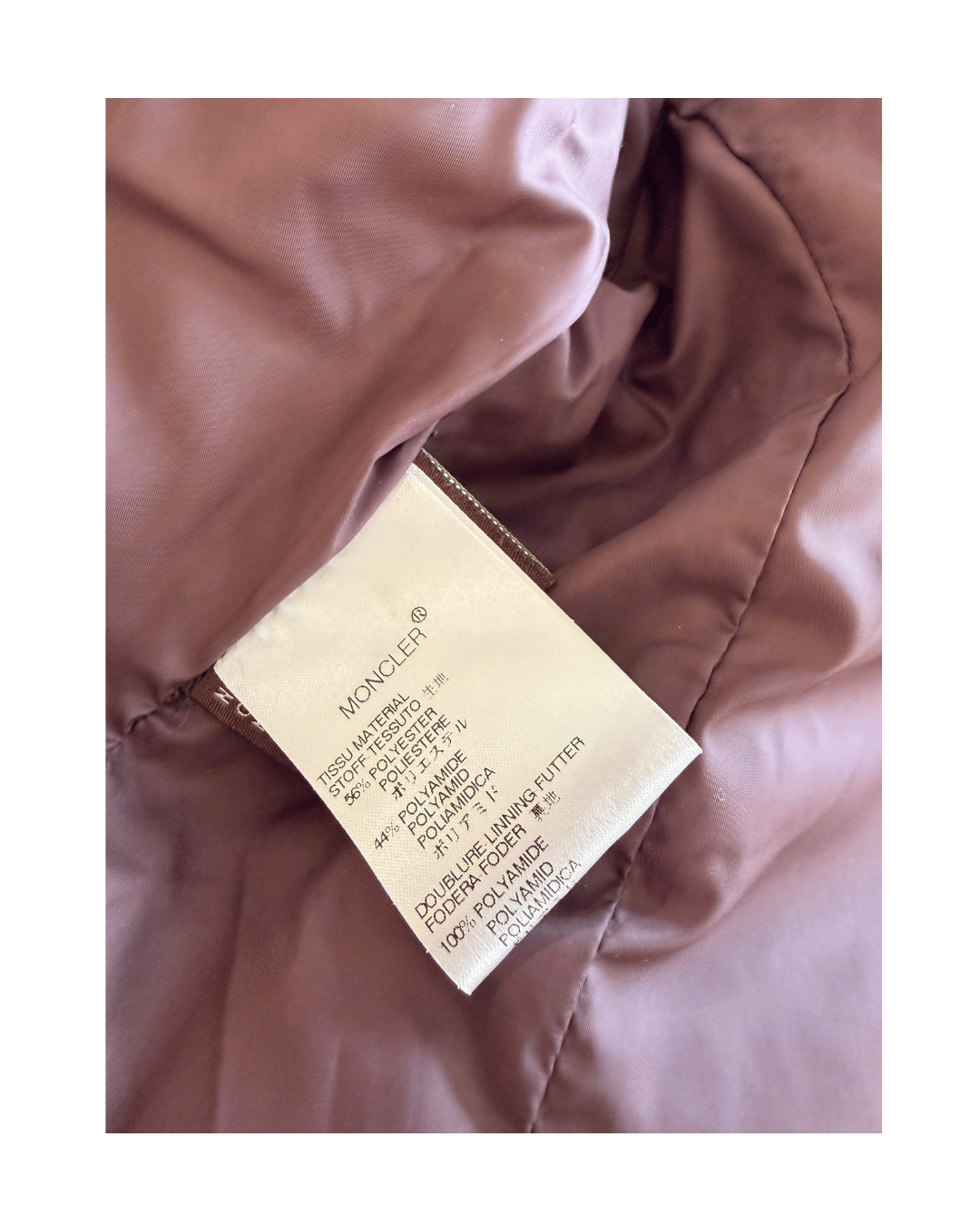 MONCLER TRAPUNTATO CHECK CON ROUCHE