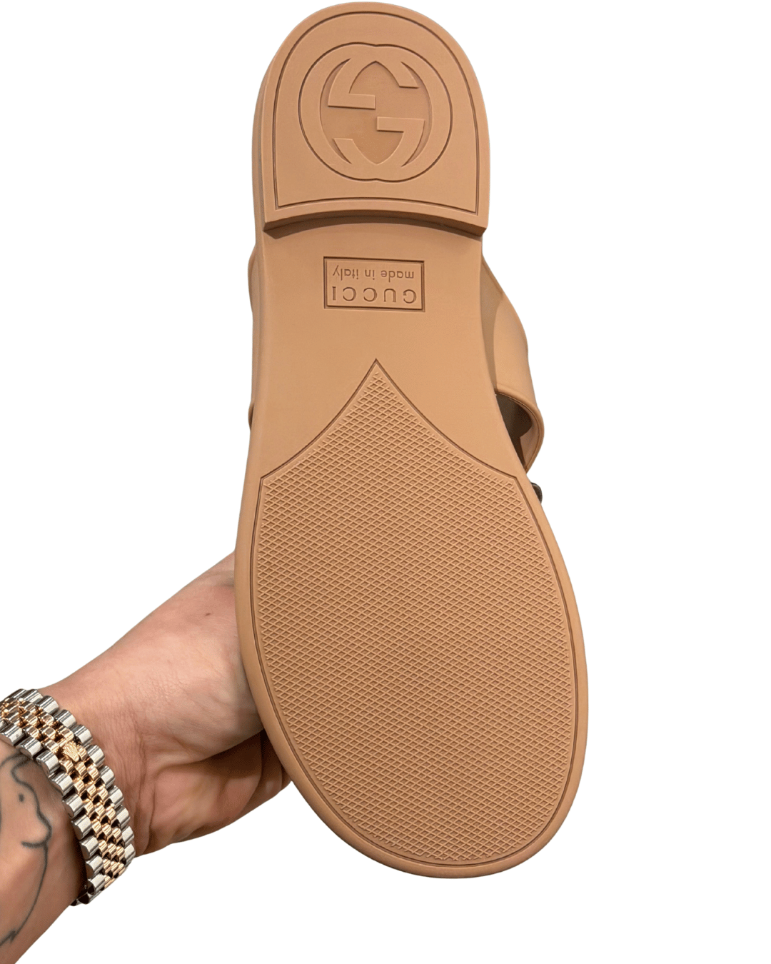 SANDALI INFRADITO MINORCA IN GOMMA GUCCI Nr 37