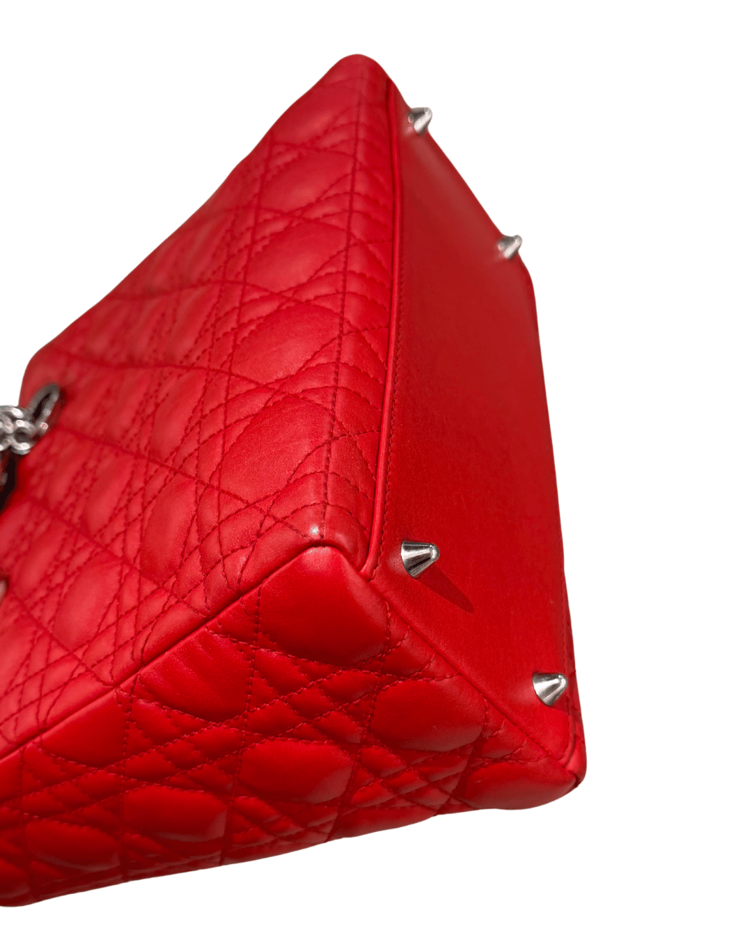 LADY DIOR SMALL ROSSA