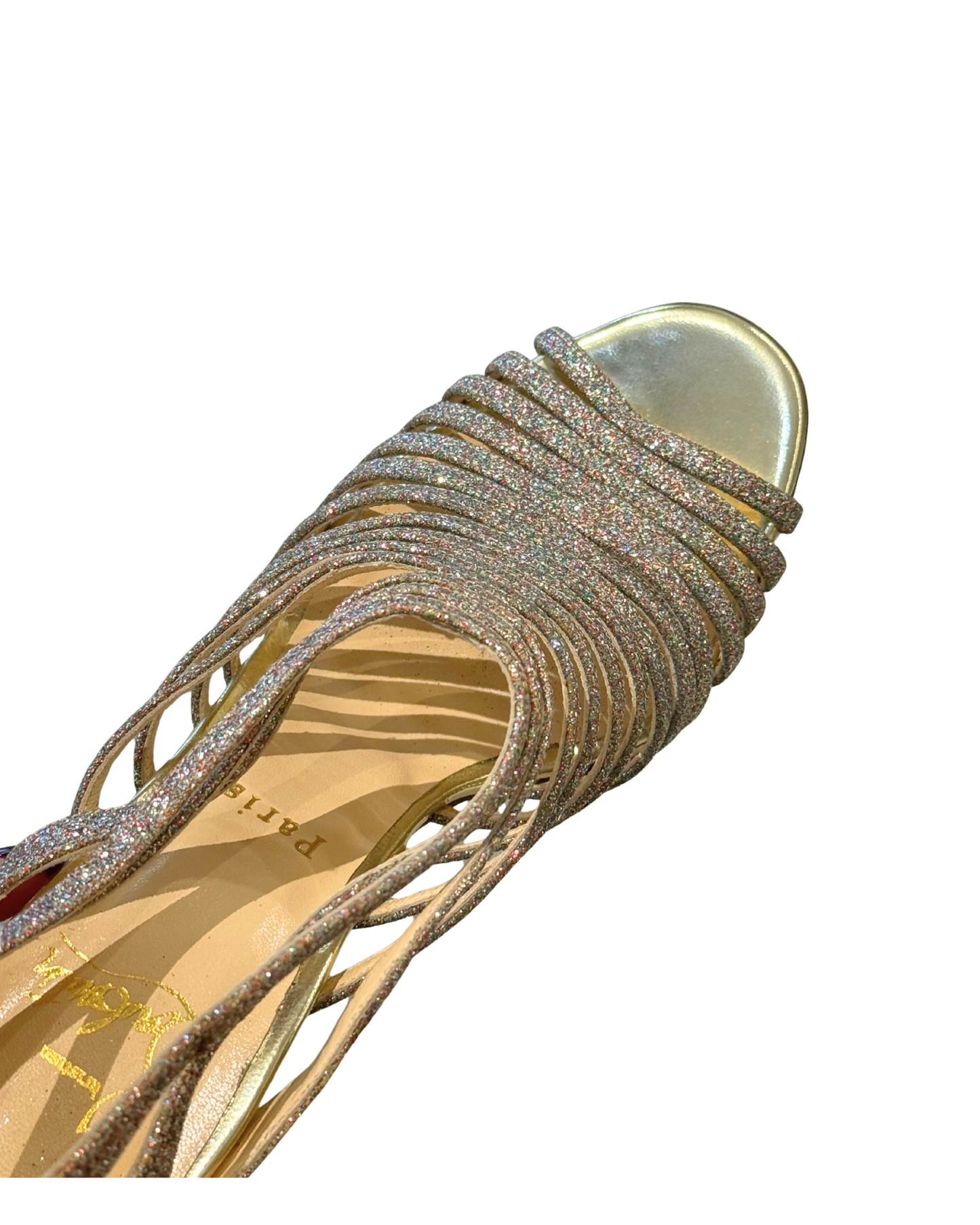 SANDALI GLITTER LOUBOUTIN Nr37