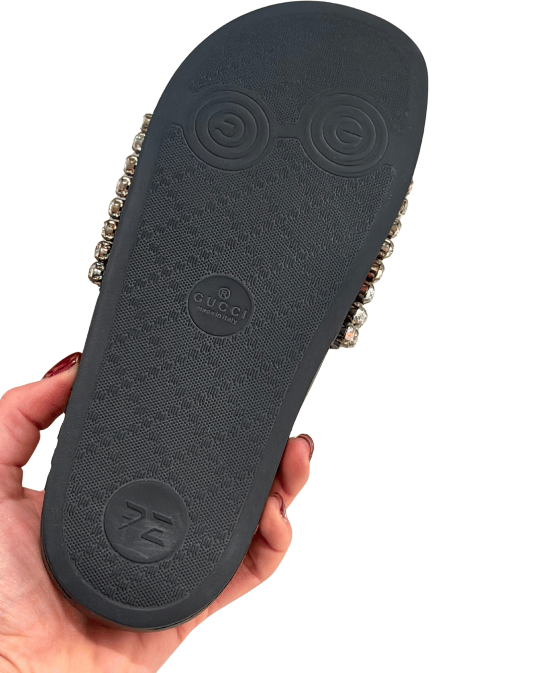 CIABATTE GUCCI WEB CON CRISTALLI nr 38