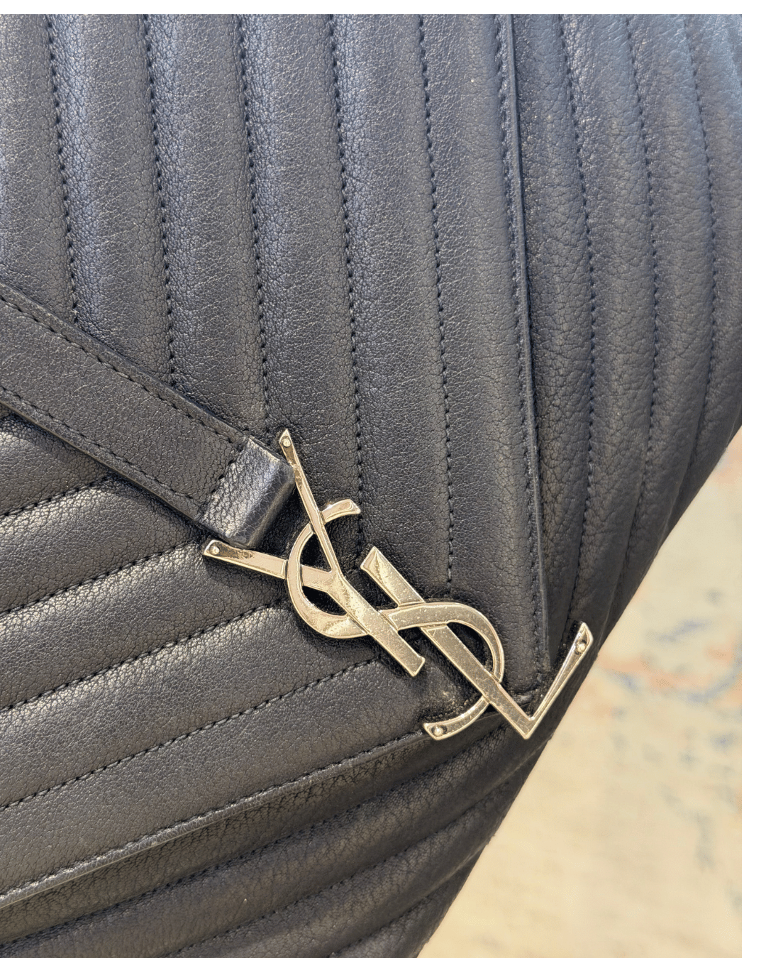 COLLEGE LARGE YSL BLU NAVY
