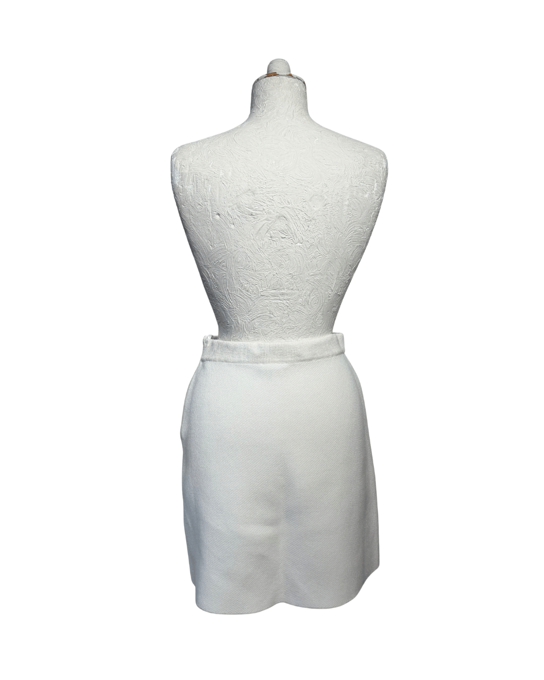 GONNA IN MAGLIA BIANCA ELISABETTA FRANCHI TG 44