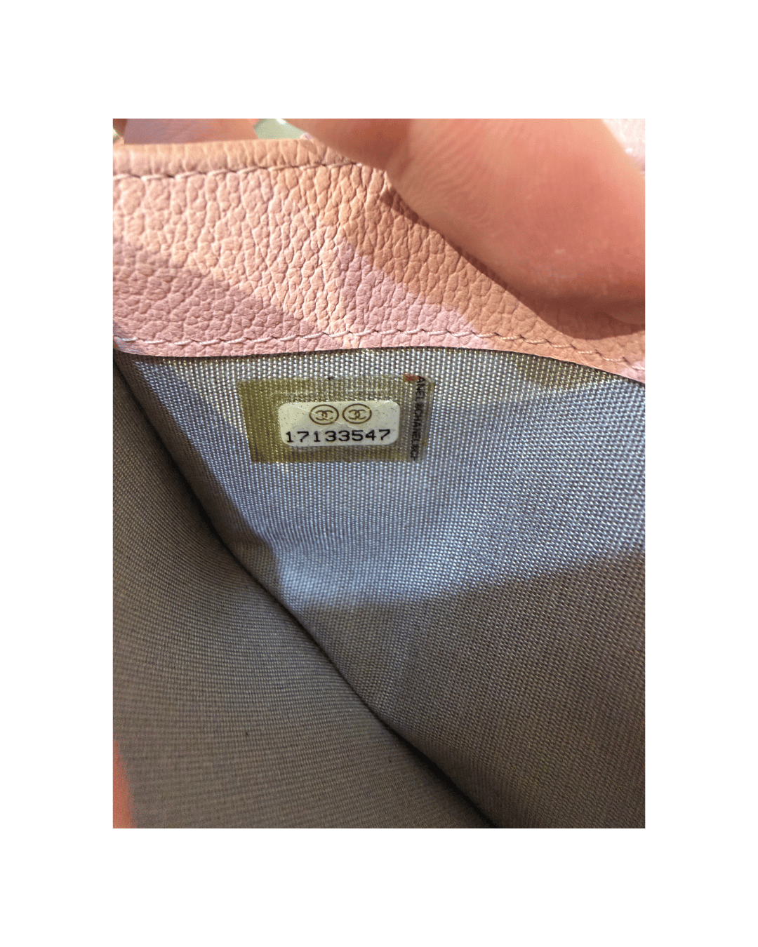 PORTACARTE CHANEL CAMELIA ROSA
