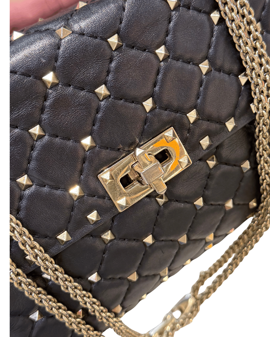 VALENTINO SPIKE MEDIA NERA