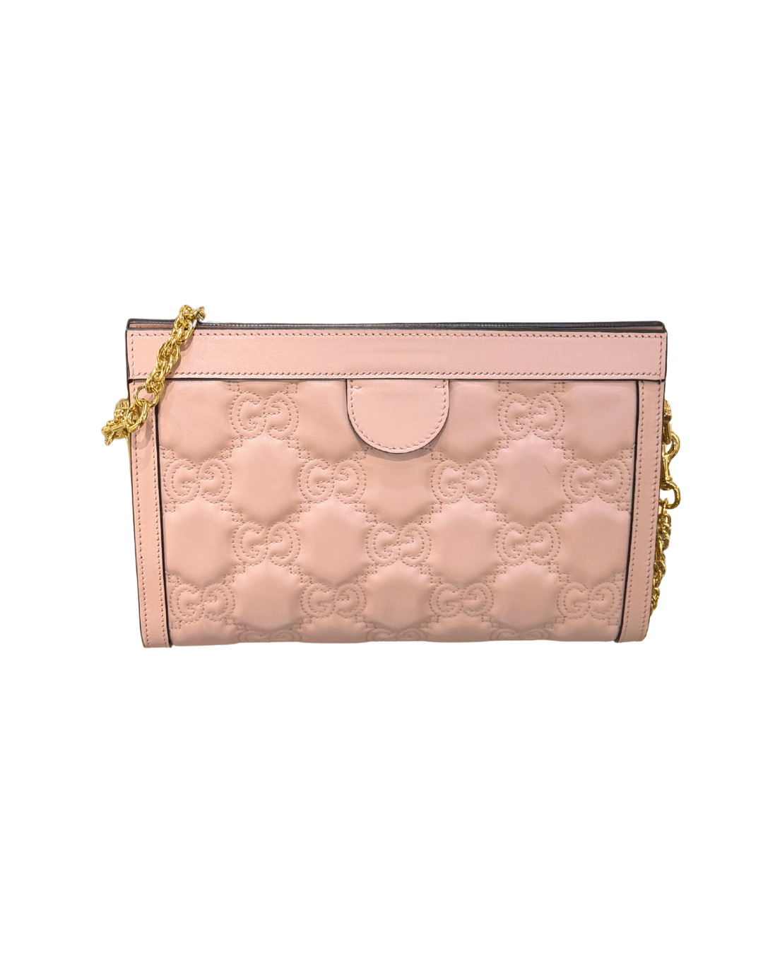 GUCCI PELLE IMPRESSA ROSA CON DUE TRACOLLE