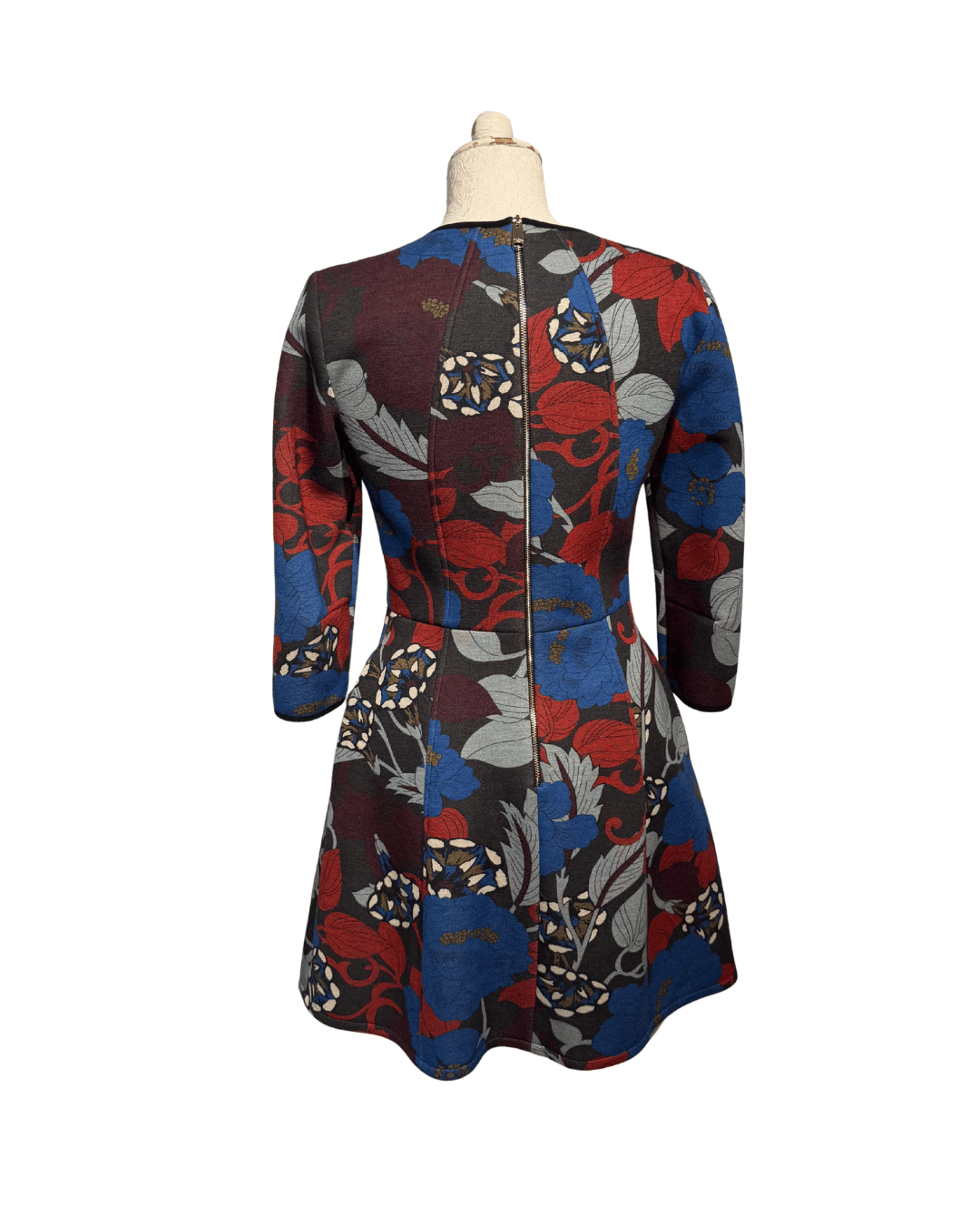 ABITO MAX&CO FIORI MANICE A 3/4 Tg 38