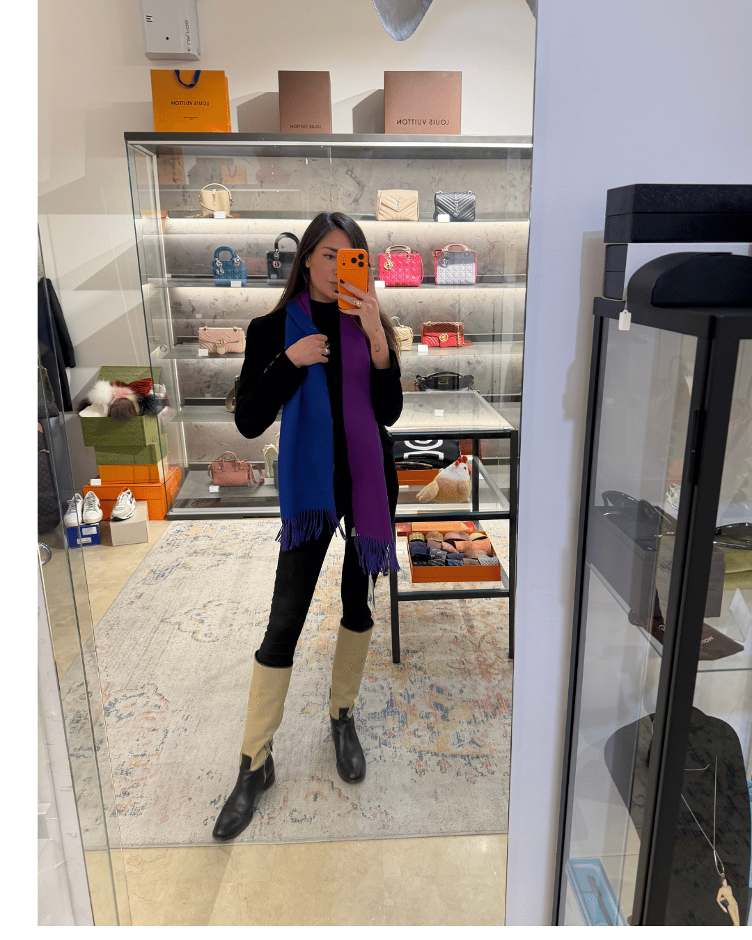 SCIARPA BURBERRY CASHMERE BICOLORE