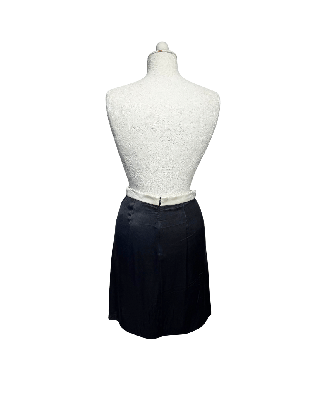 GONNA STELLA MCCARTNEY SETA PLISSE BICOLORE Tg 38