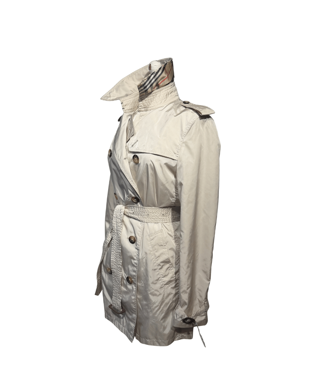 IMPERMEABILE BURBERRY BEIGE CHIARO TG 44