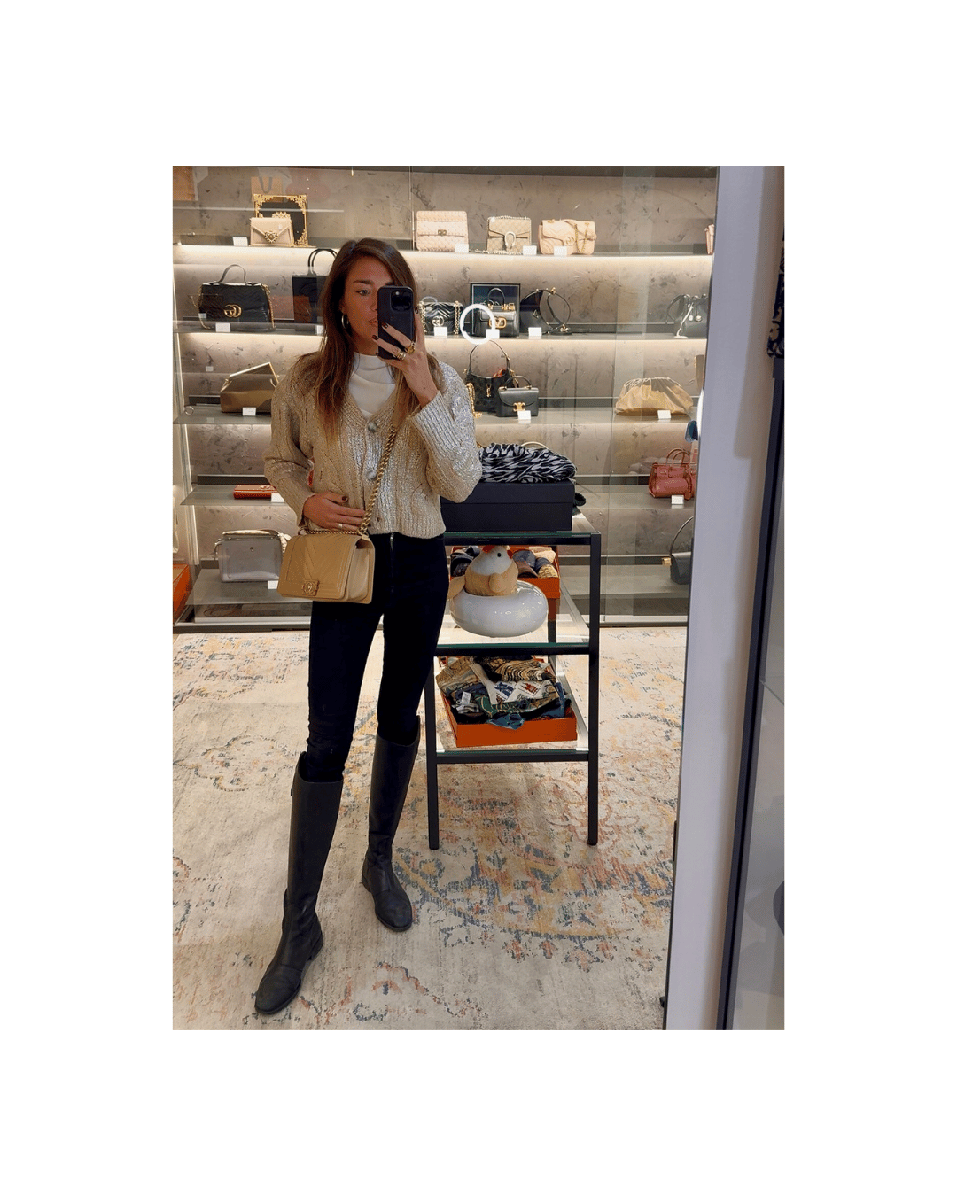 CARDIGAN STELLA MCCARTNEY METALIZZATO