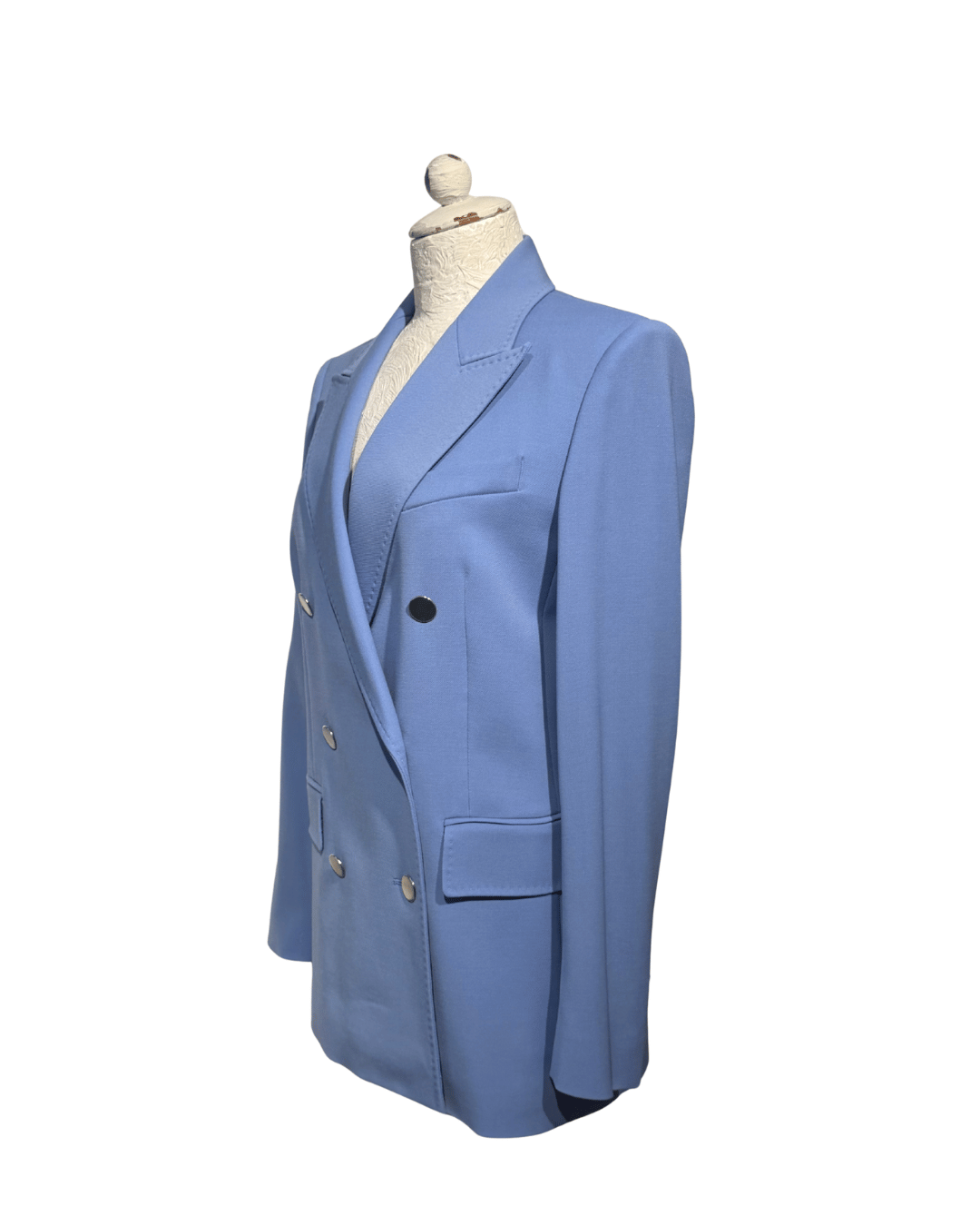 BLAZER MAXMARA DOPPIPETTO AZZURRO Tg 42