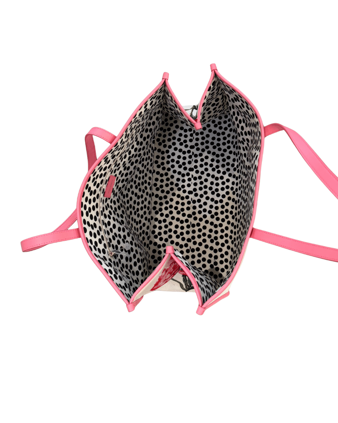 SHOPPER BAG TESSUTO STAMPA FIORI D&G