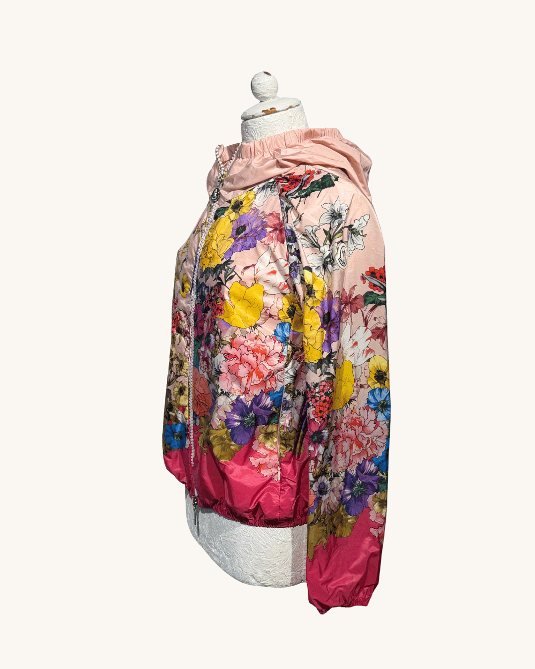 BOMBER GIACCA A VENTO MONCLER FIORI