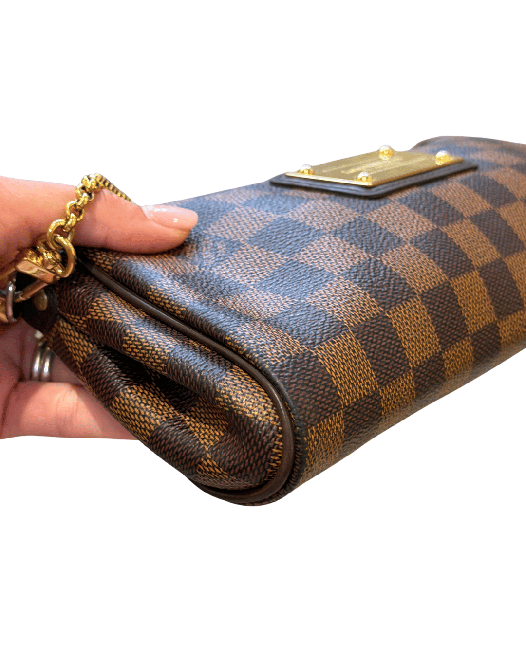 POCHETTE EVA LOUIS VUITTON DAMIER EBENE