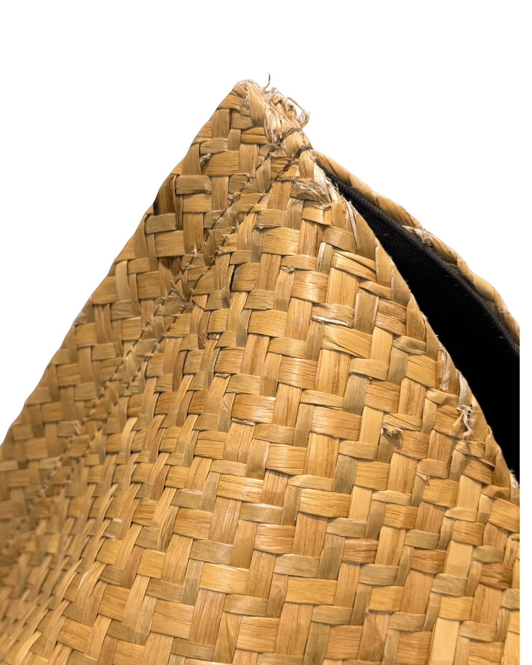 SHOPPER VALENTINO RAFFIA RIFINITURE NERE