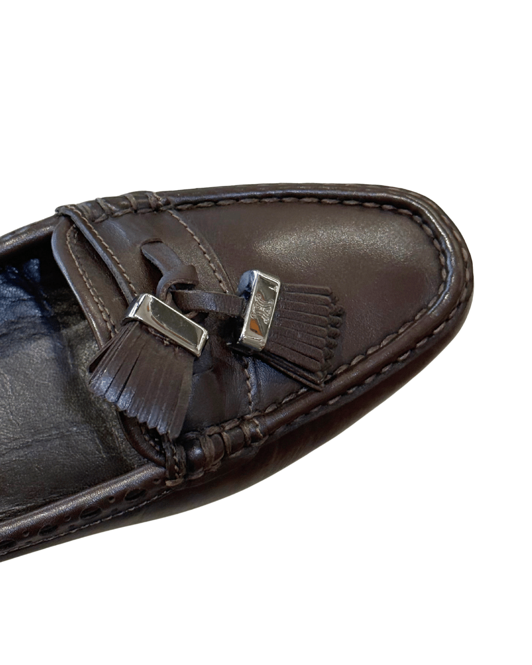 CELINE MOCASSINI PELLE MARRONE Nr37