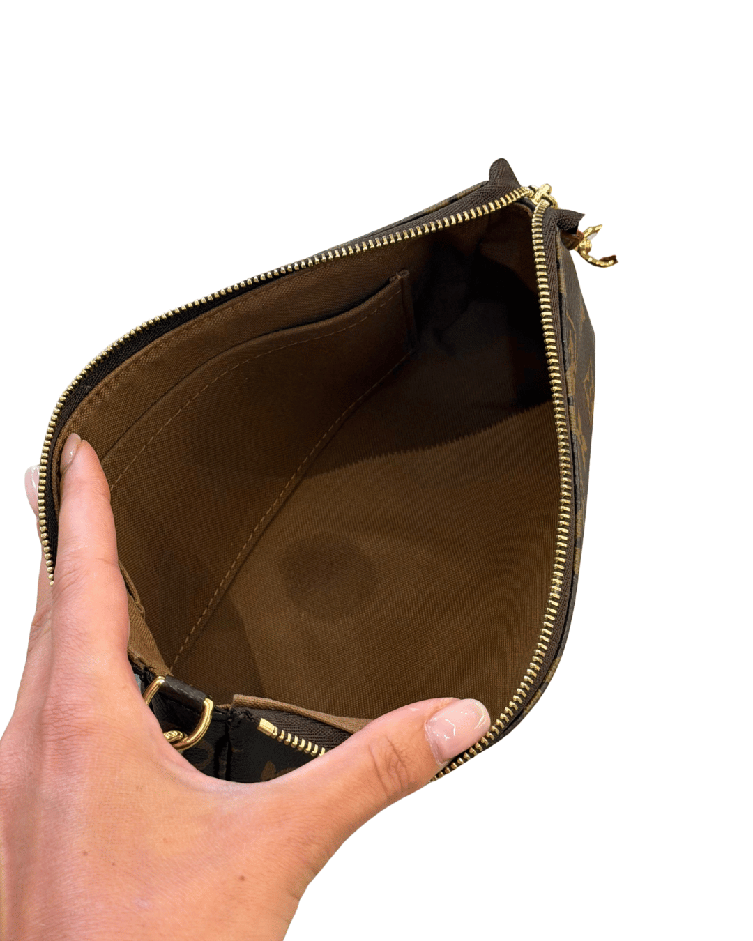 POCHETTE ACCESSOIRES MONOGRAM CON TRACOLLA