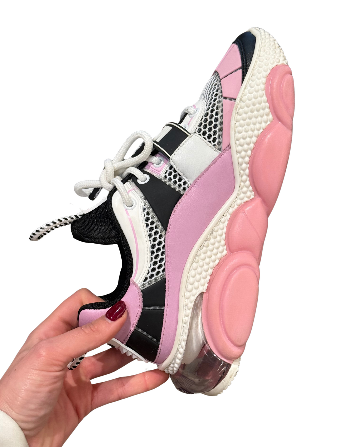 SNEAKERS DI MOSCHINO PINK TEDDY POP