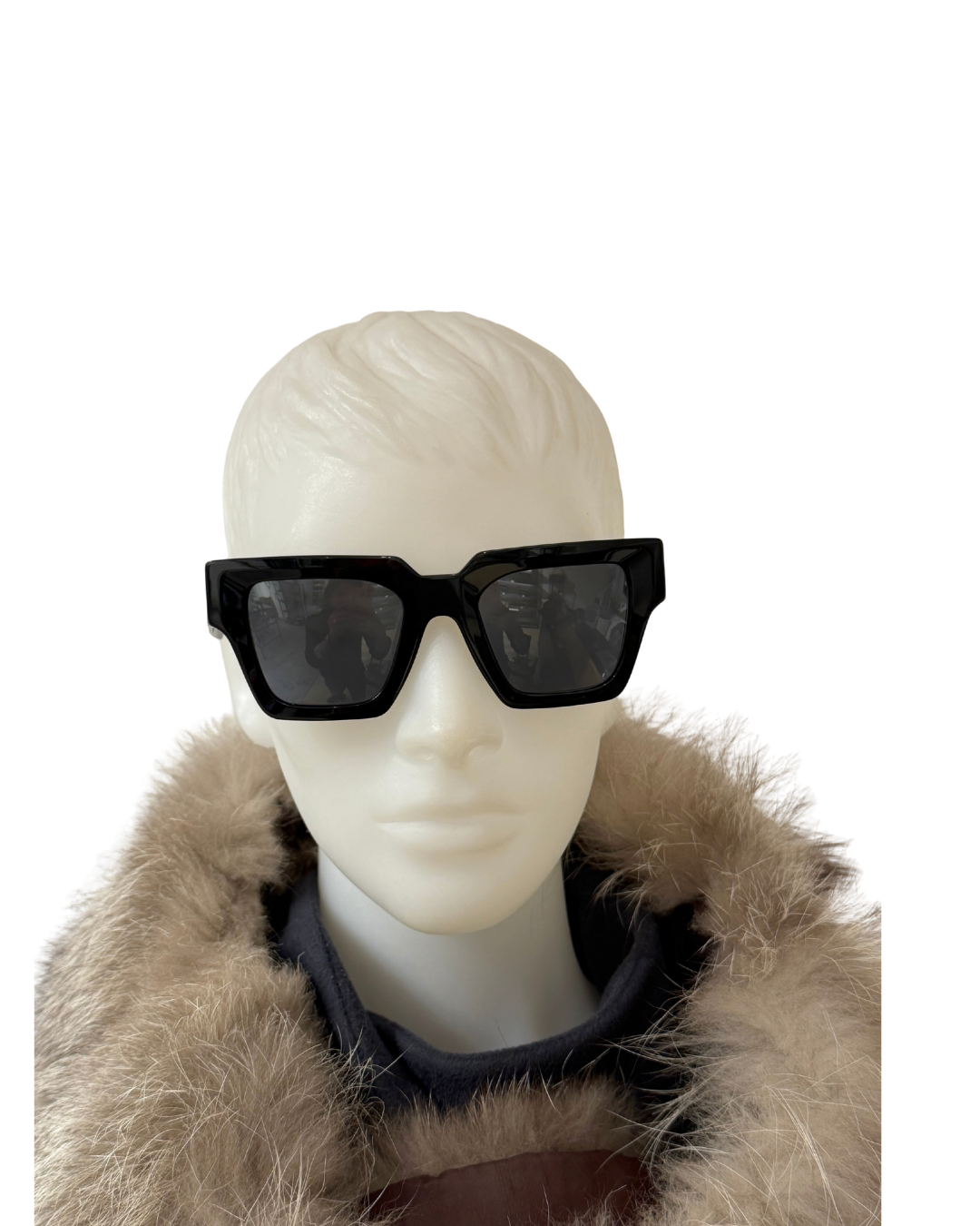 OCCHIALI VERSACE NERI LOGO CUT-OUT