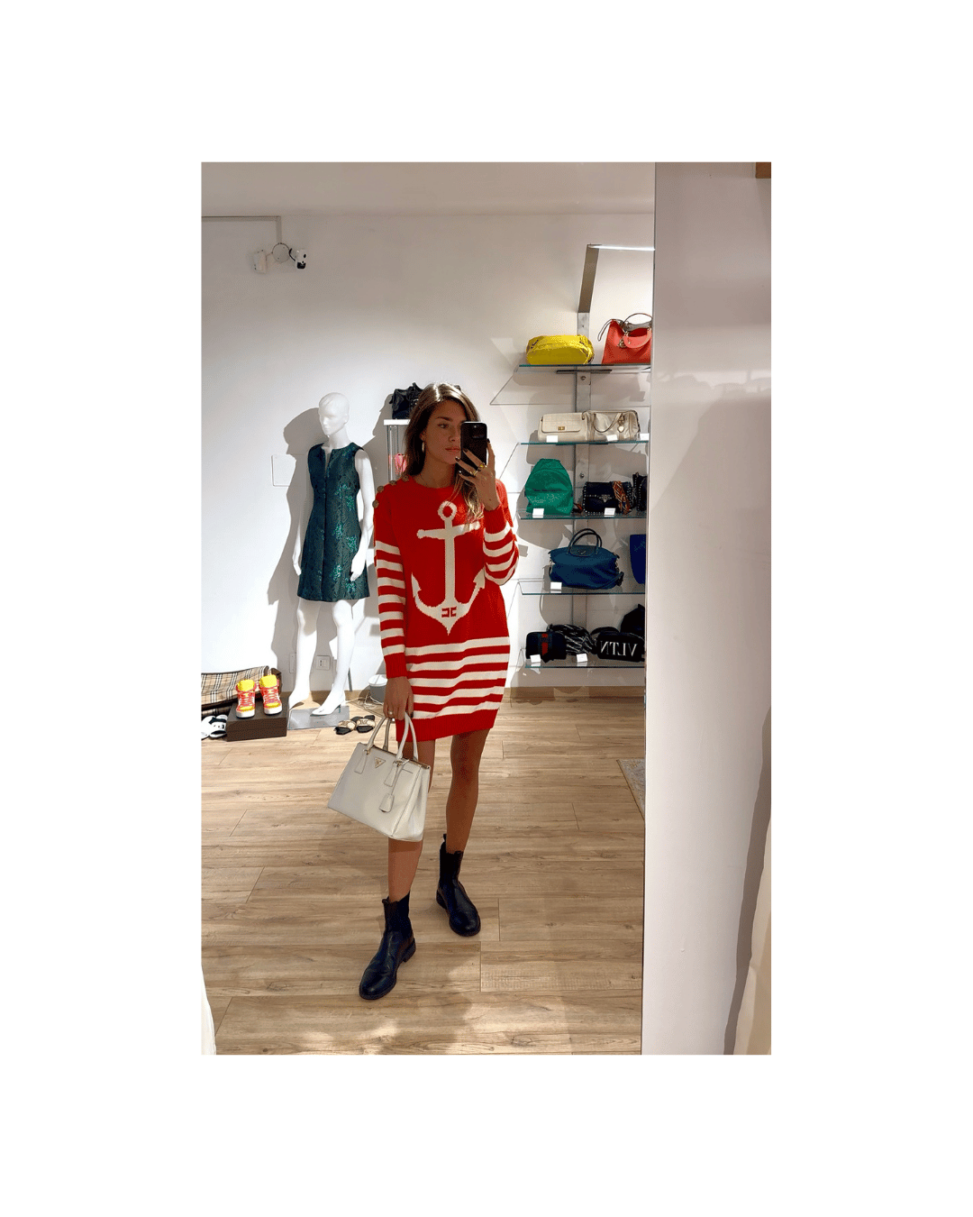 VESTITO ELISABETTA FRANCHI CON ANCORA