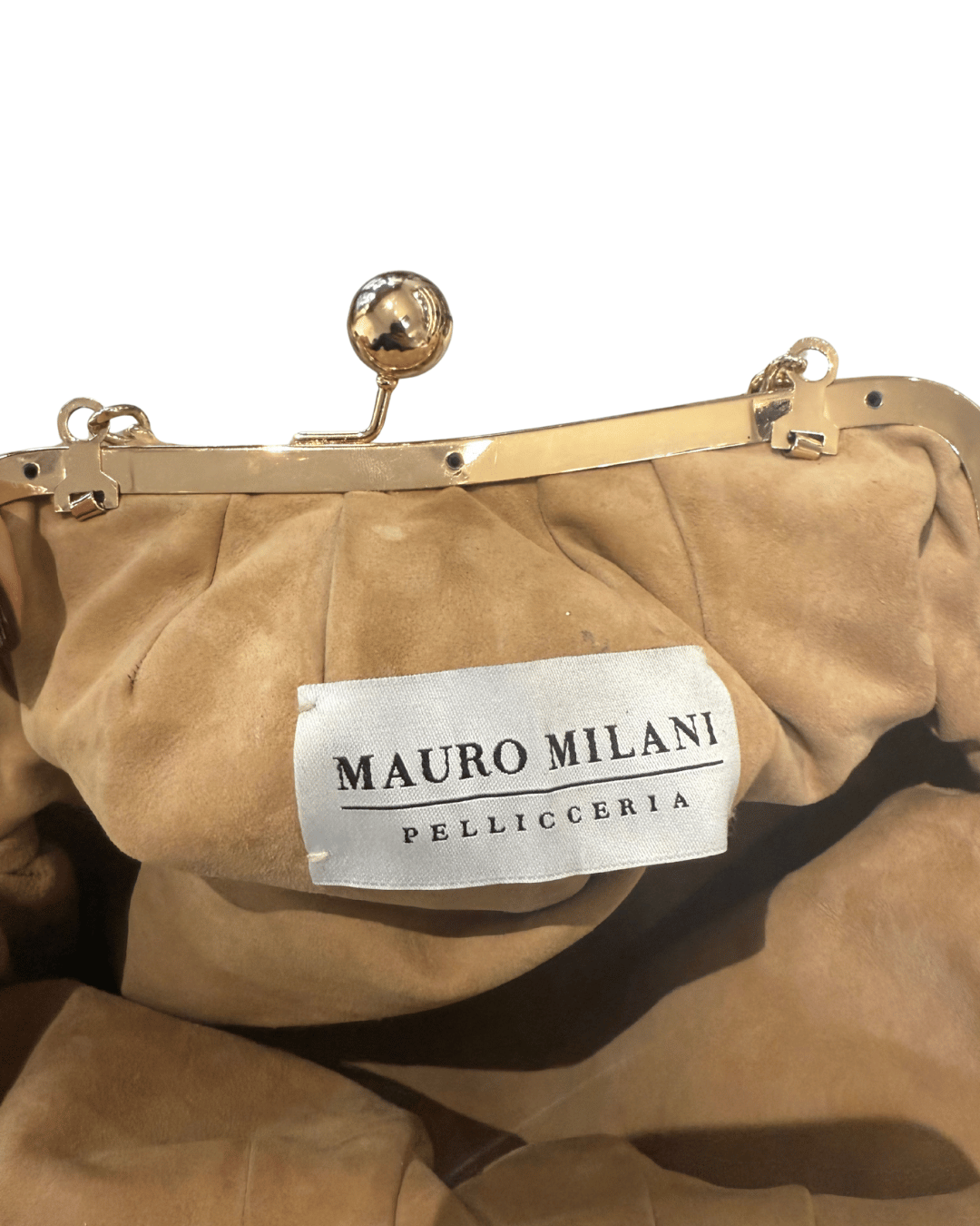 POUCH IN VERA PELLICCIA