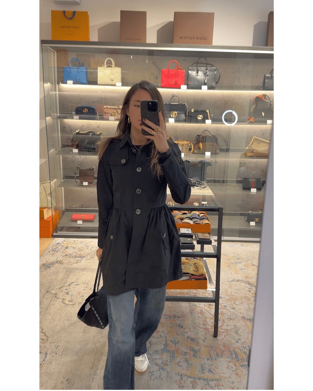 IMPERMEABILE BURBERRY NERO DONNA