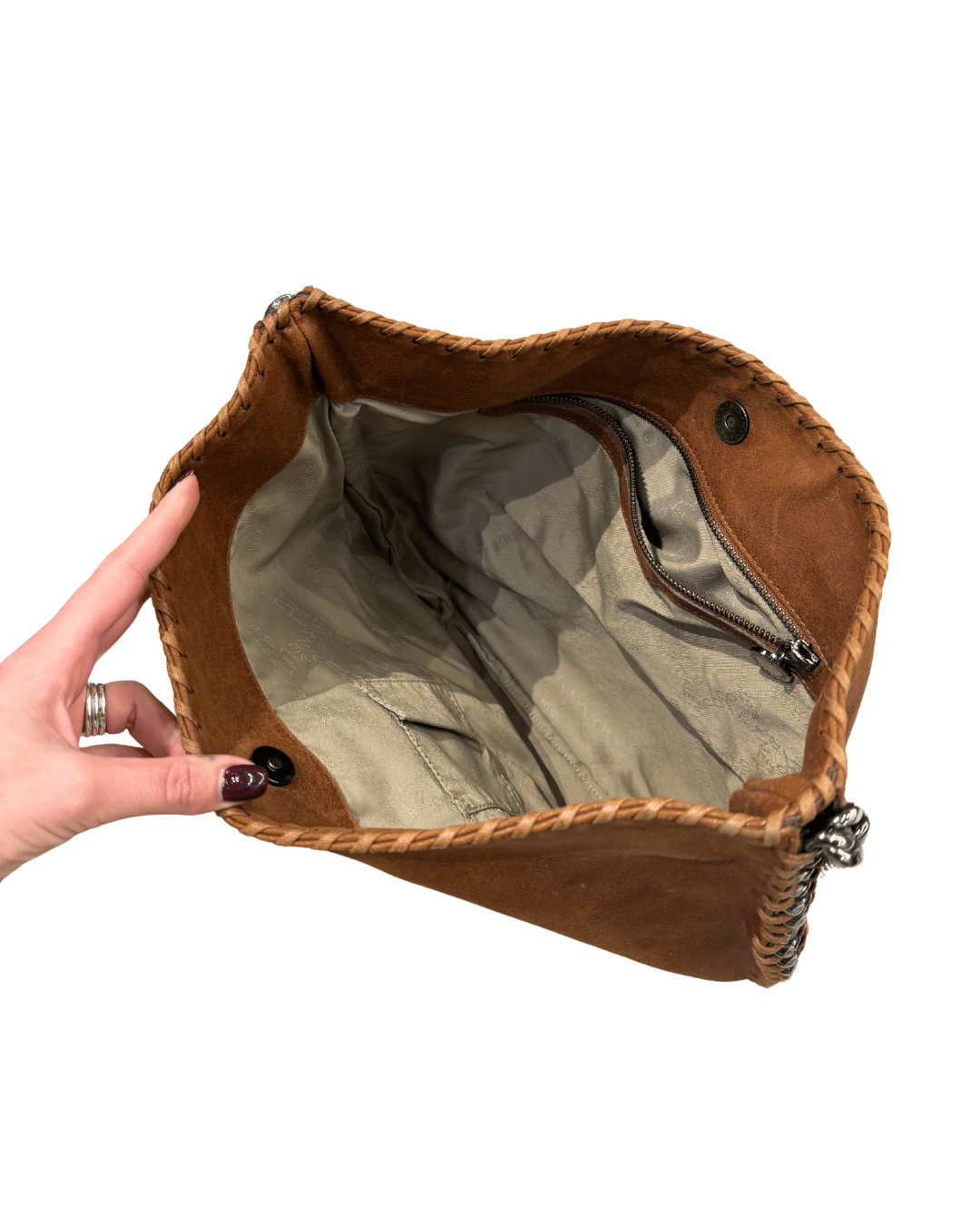 MEZZALUNA STELLA MCCARTNEY COLOR CUOIO