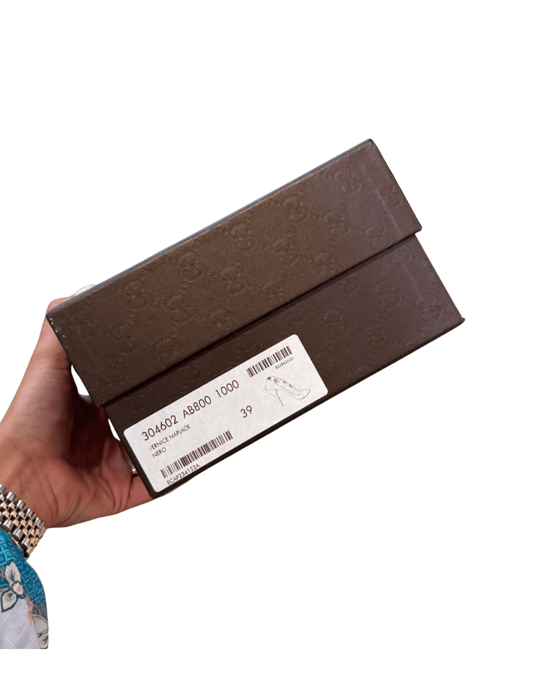 DECOLLETE GUCCI VERNICE NERE Nr 39