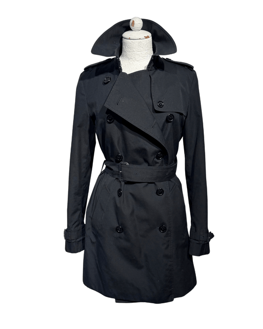 IMPERMEABILE BURBERRY NERO TG 42