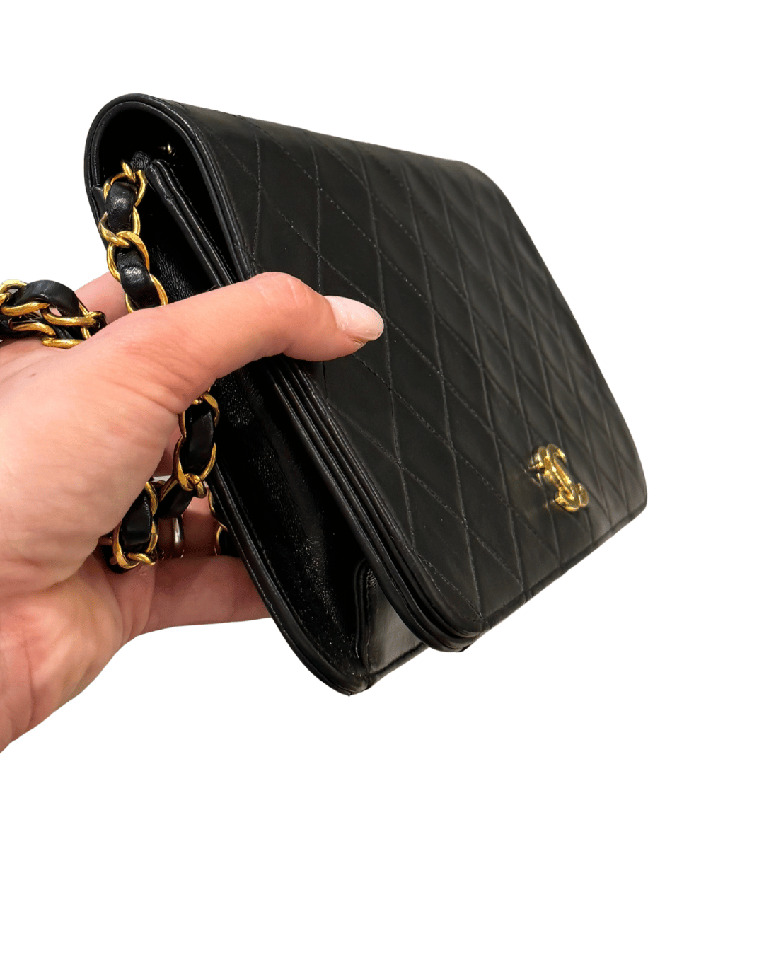 POCHETTE CHANEL VINTAGE TIMLESS NERA