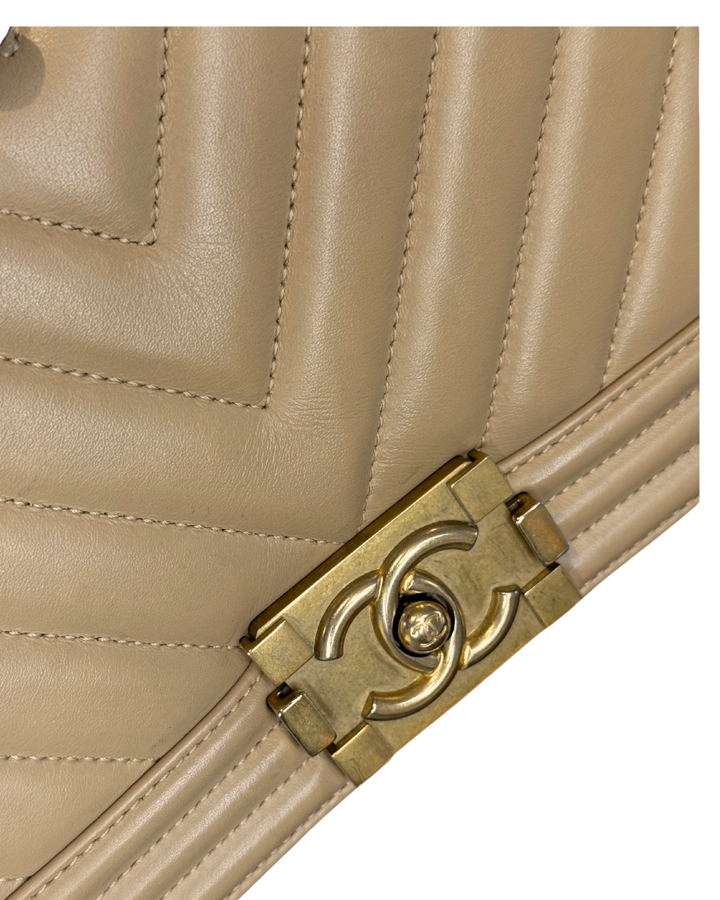 CHANEL BOY BEIGE