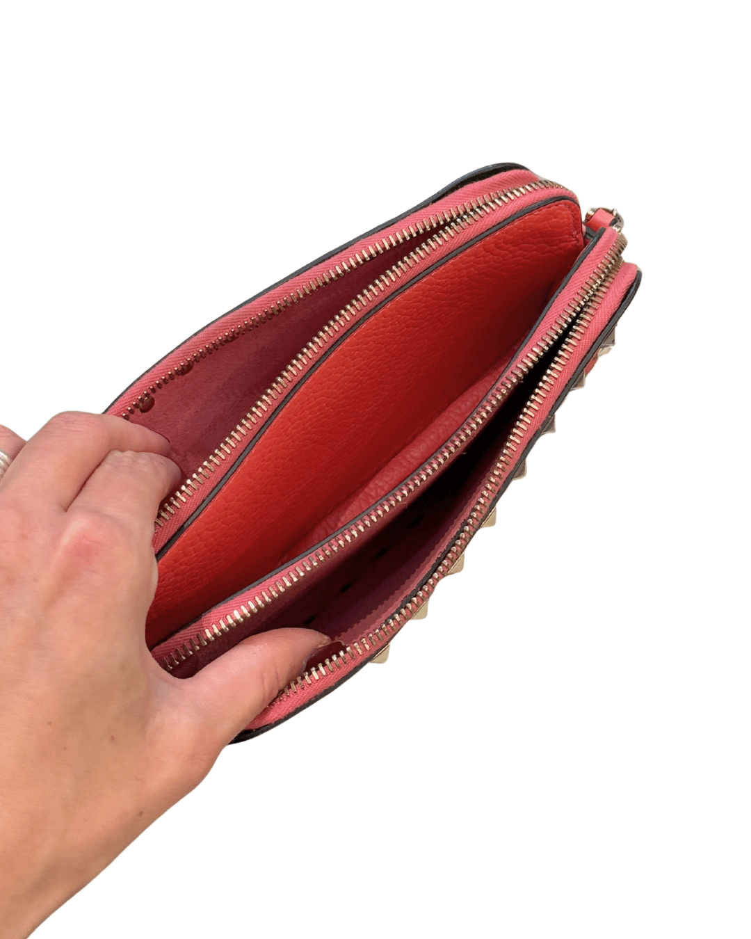 POCHETTE VALENTINO ROSA/SALMONE