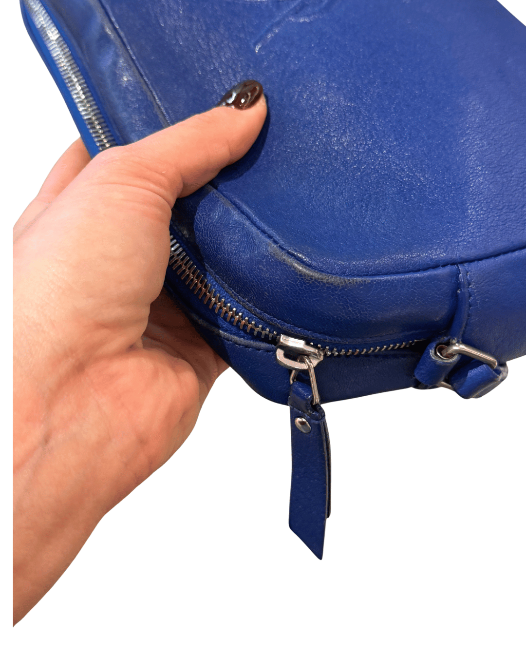 CAMERA BAG YSL BLU ELETTRICA