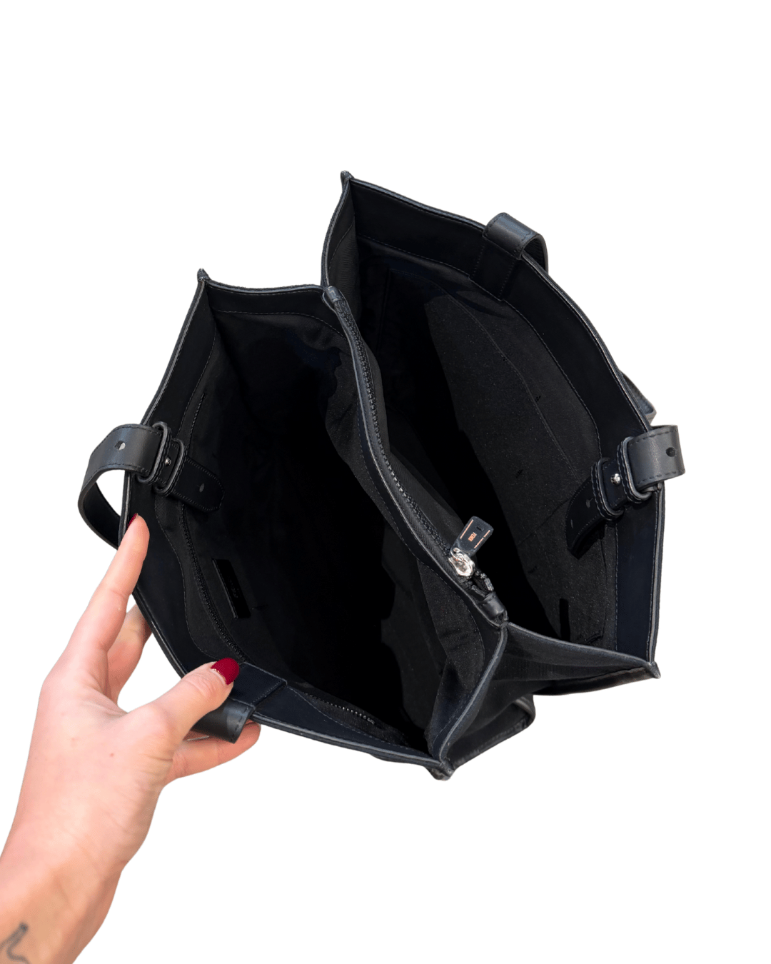 SHOPPER FENDI TESSUTO NERO