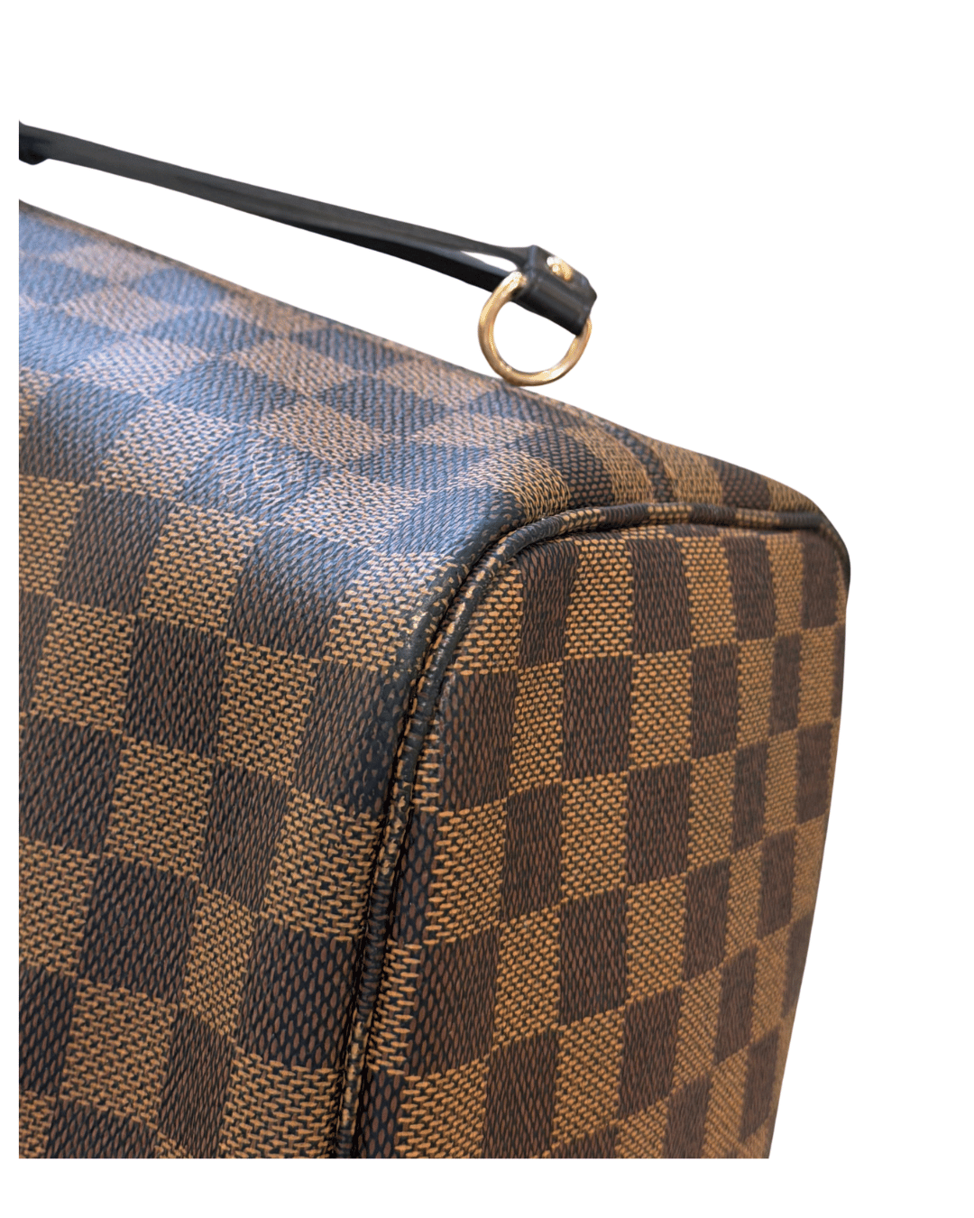 NEVERFULL MM DAMIER EBENE INTERNO ROSSO