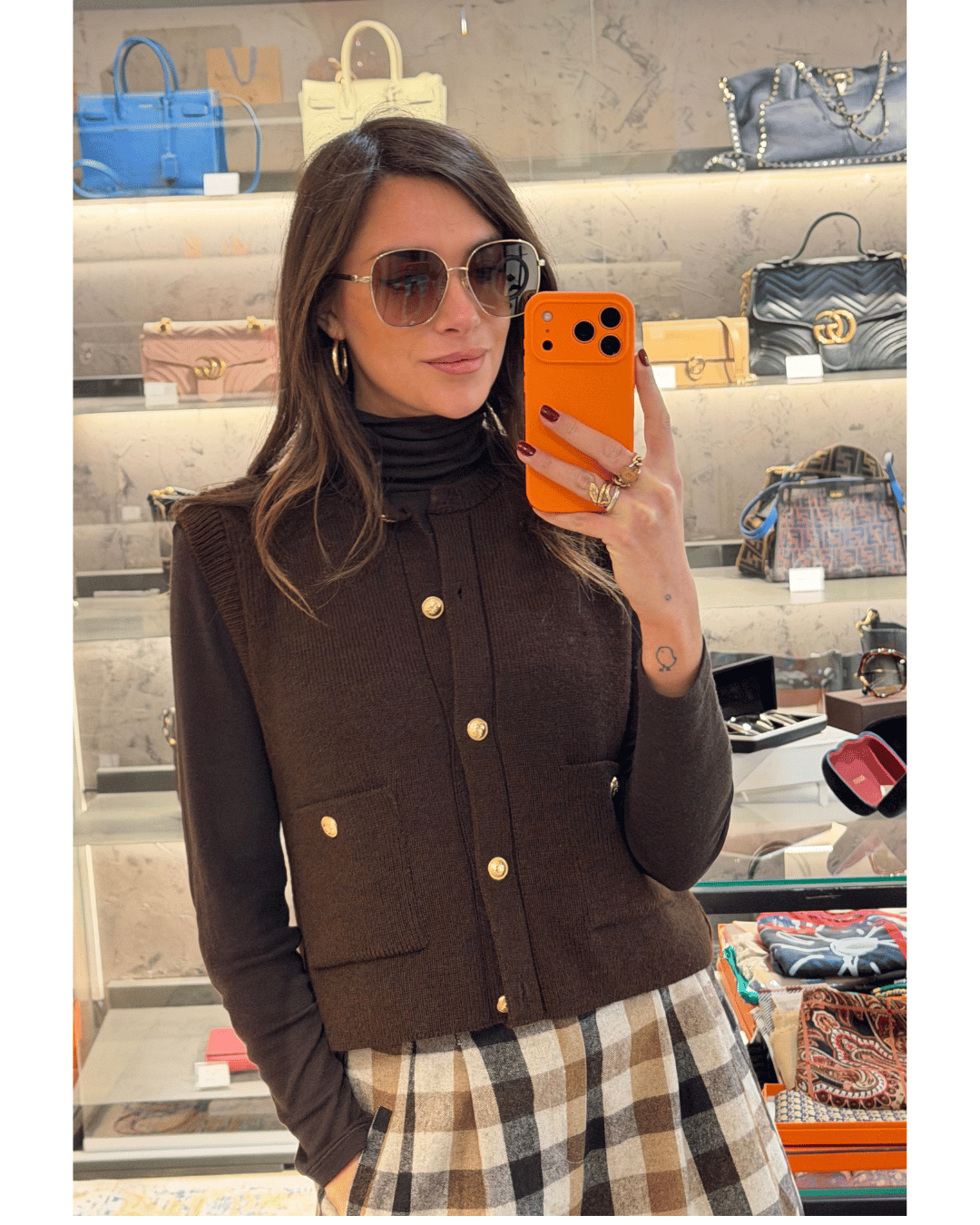 OCCHIALI GUCCI METALLO CON CUSTODIA