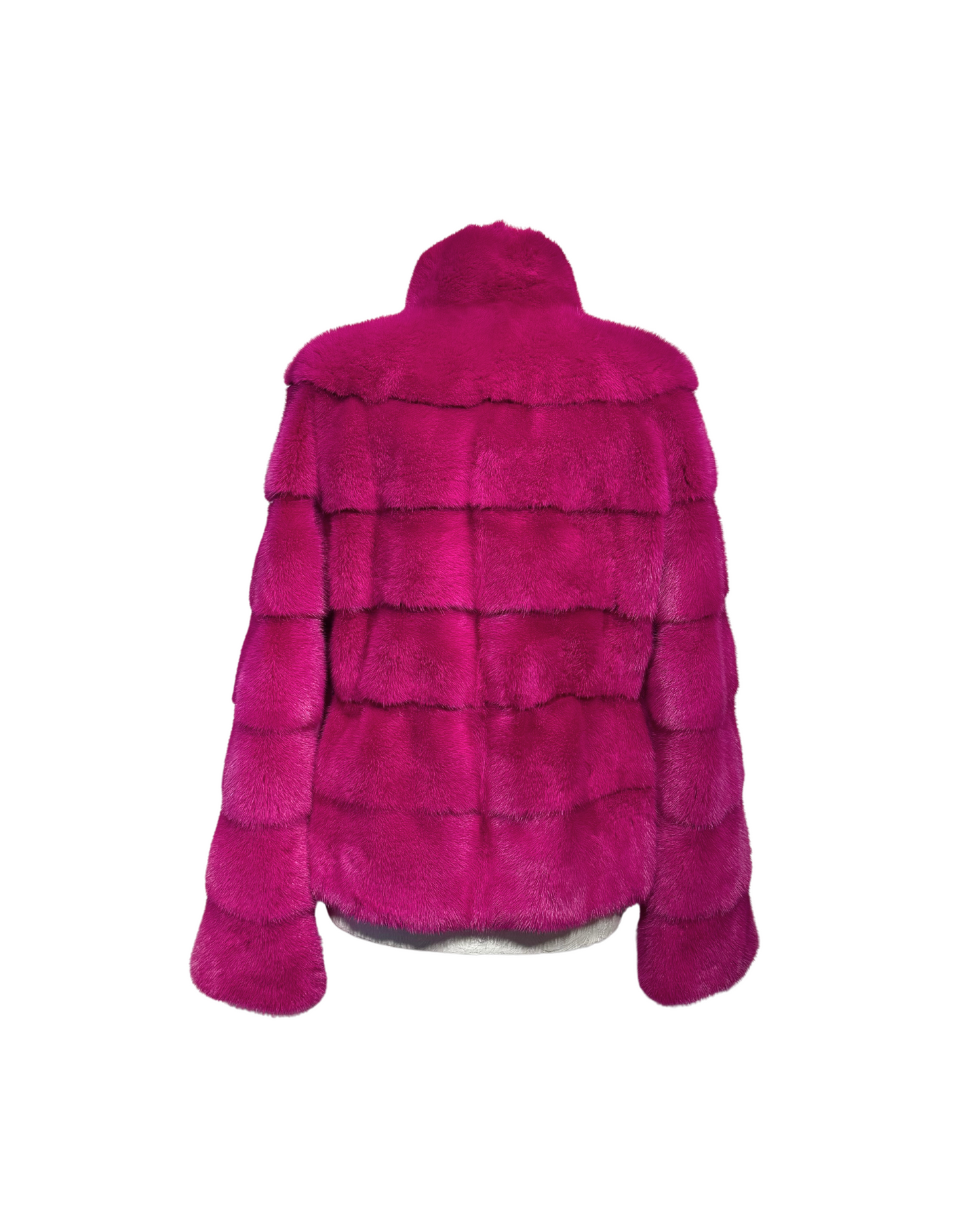 PELLICCIA VISONE FUCSIA