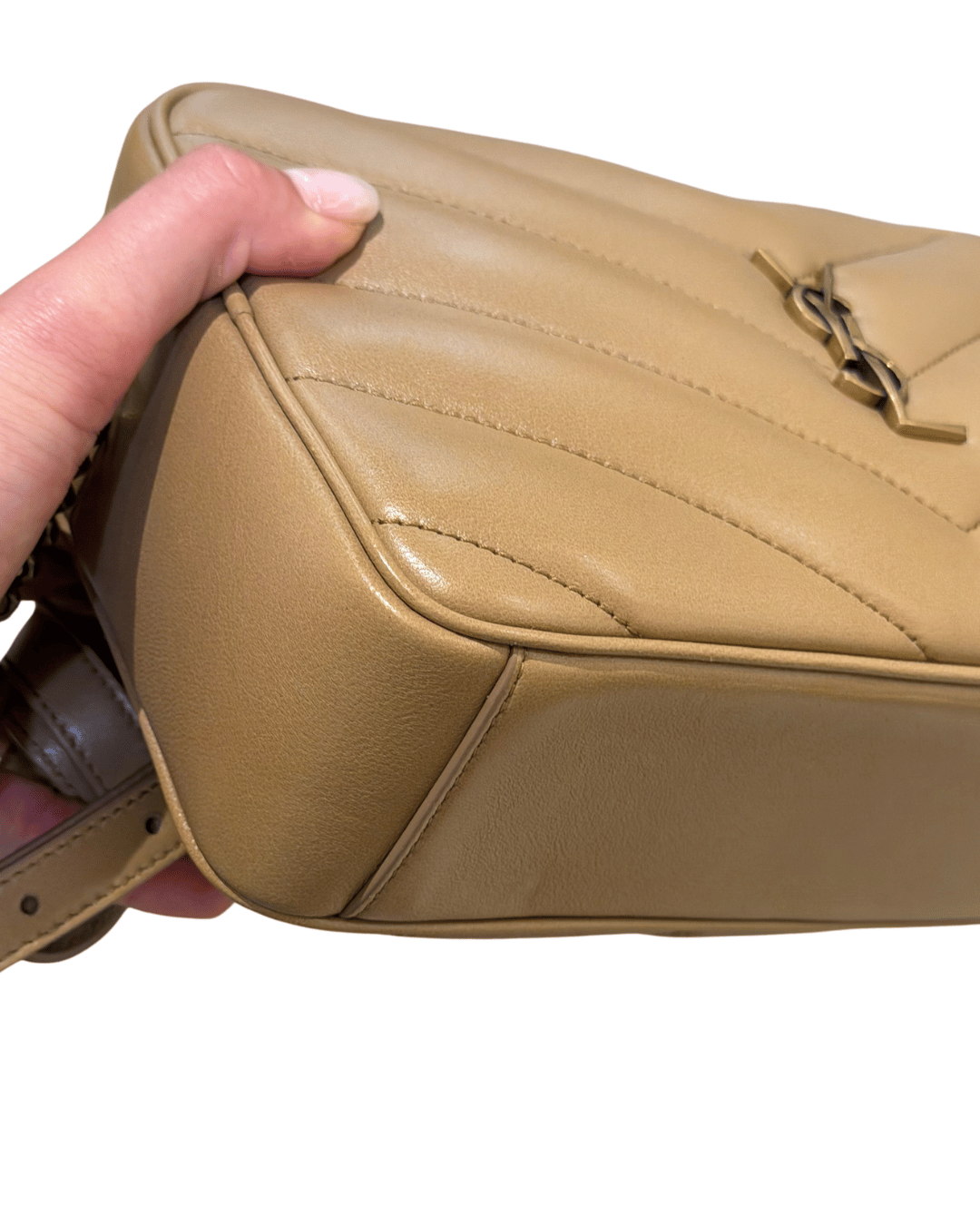 CAMERA BAG YSL COLOR CAMMELLO
