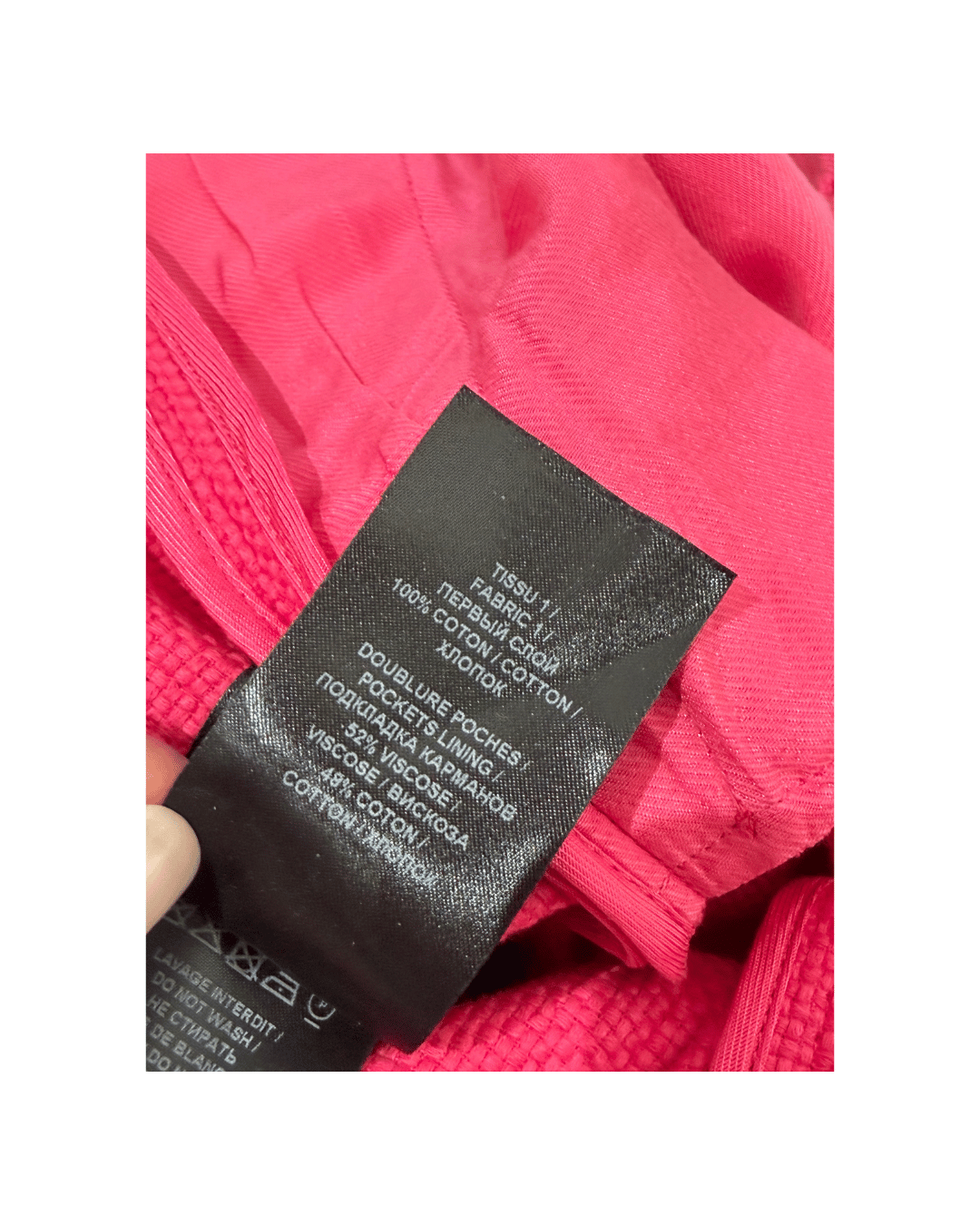 SHORTS BALMAIN FUCSIA