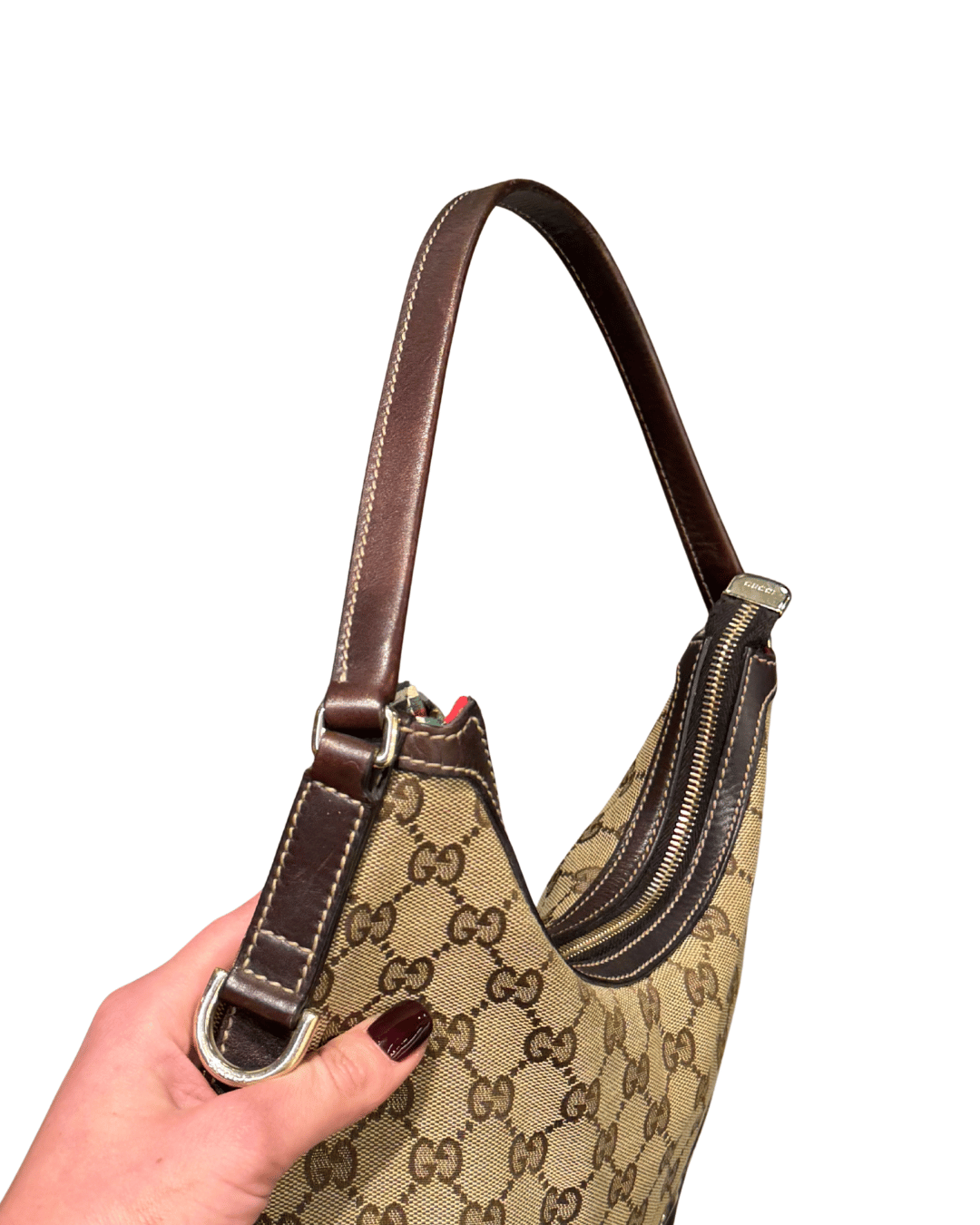 BORSA GUCCI HOBO A SPALLA GG SUPREME