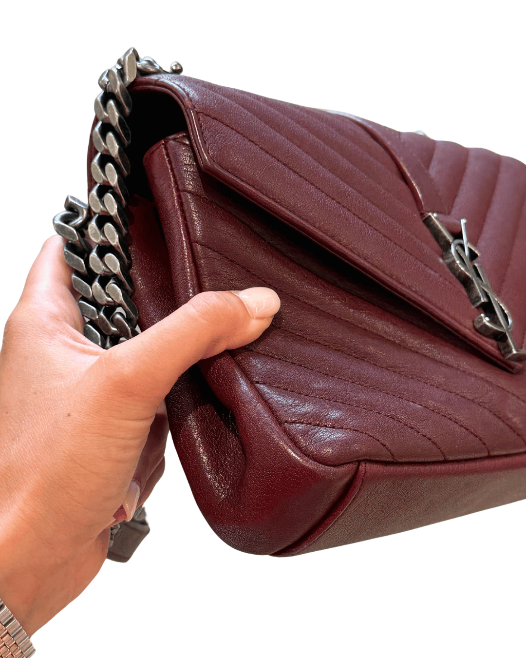COLLEGE SMALL YSL BORDEAUX