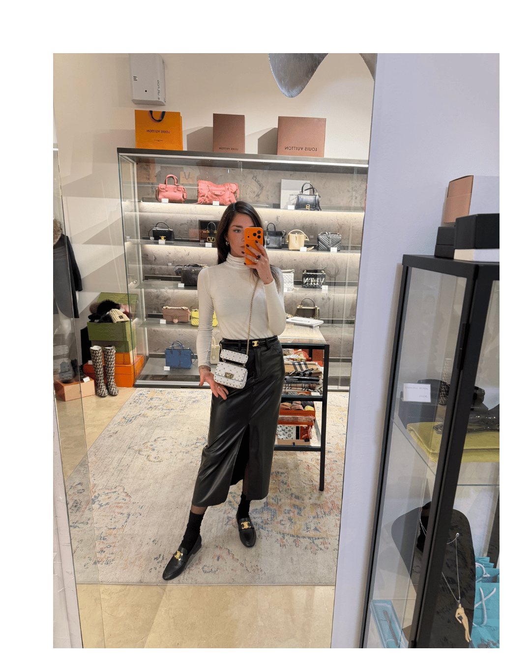 MINI SPIKE VALENTINO BIANCA