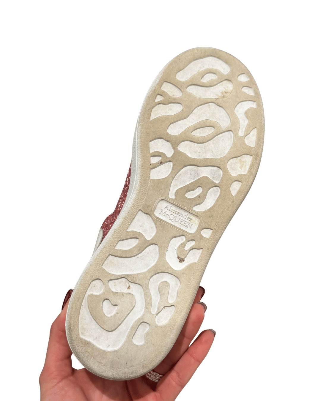 SNEAKERS ALEXANDER MCQUEEN GLITTER ROSA Nr 37