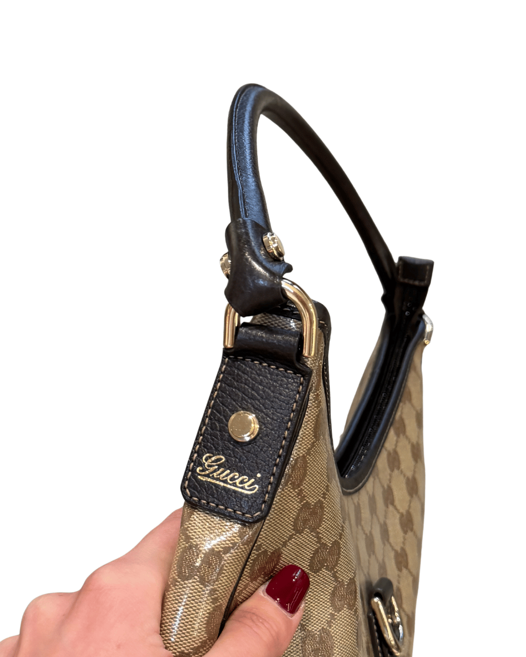 BORSA GUCCI A SPALLA GG PVC