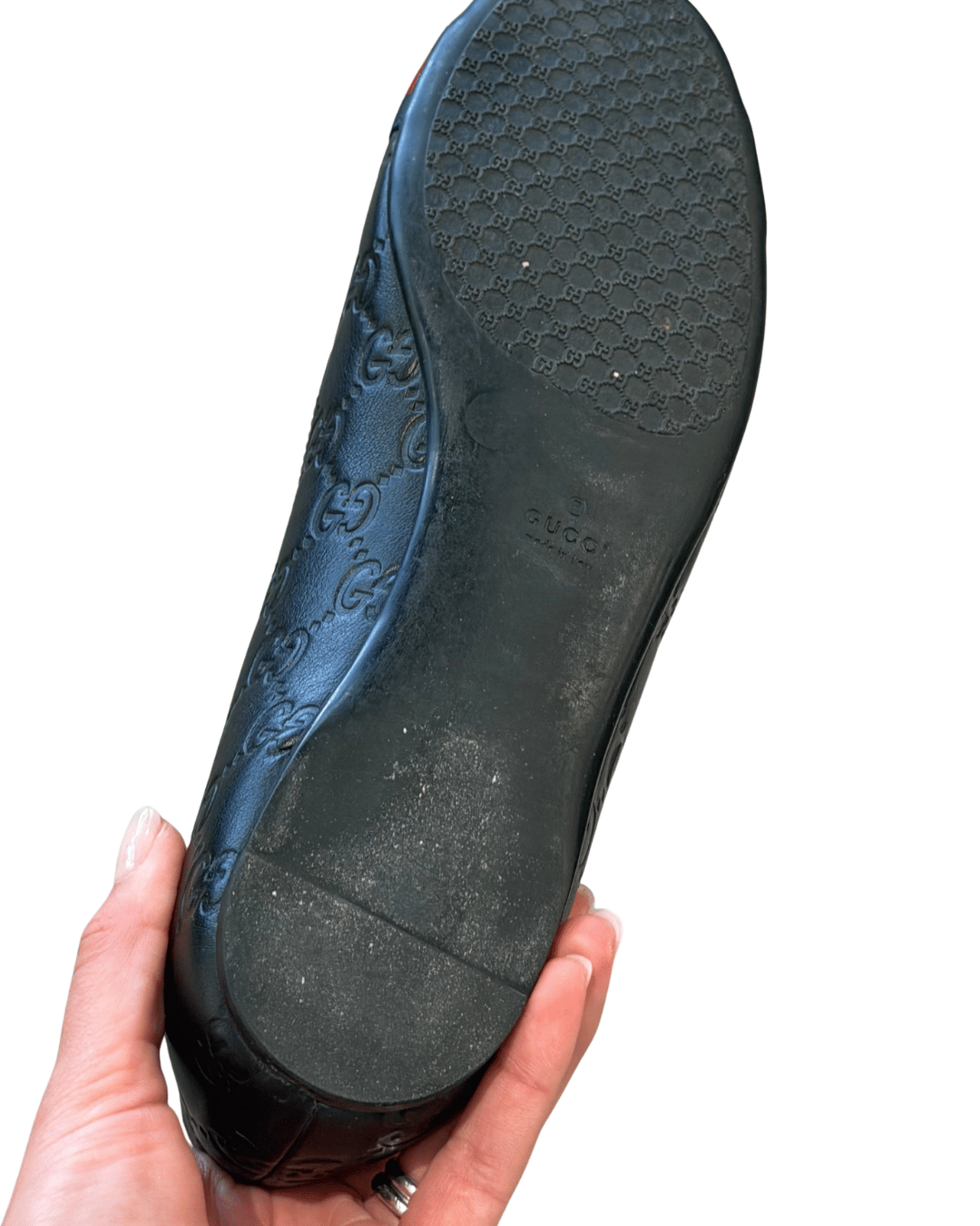 BALLERINE GUCCI NERE FASCIA WEB Nr38.5