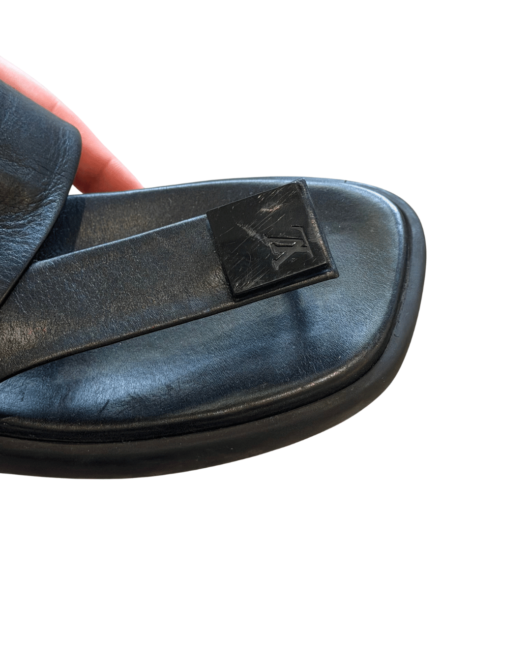 SANDALI INFRADITO LOUIS VUITTON NERI Nr 37