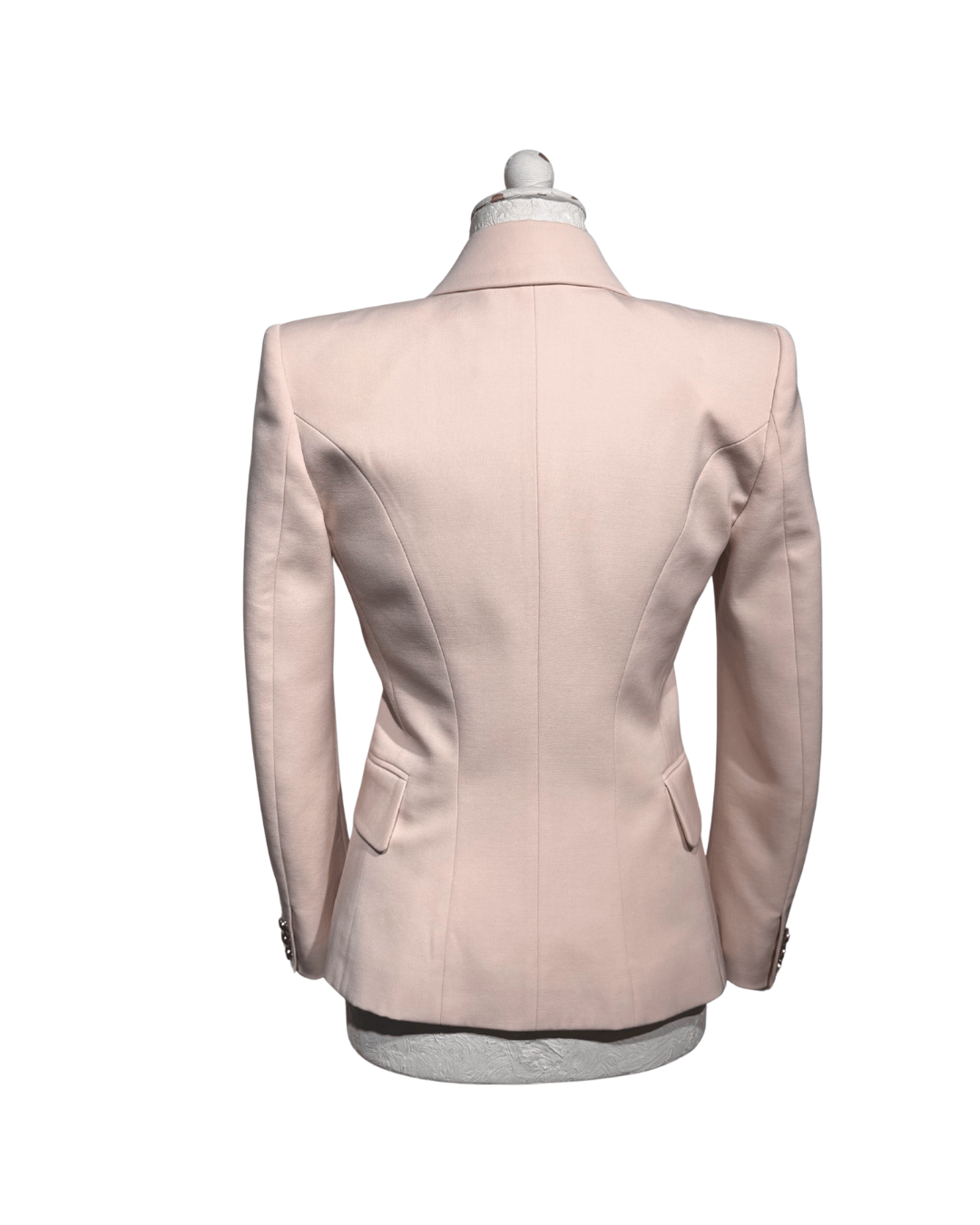 GIACCA BALMAIN ROSA DOPPIOPETTO Tg 40